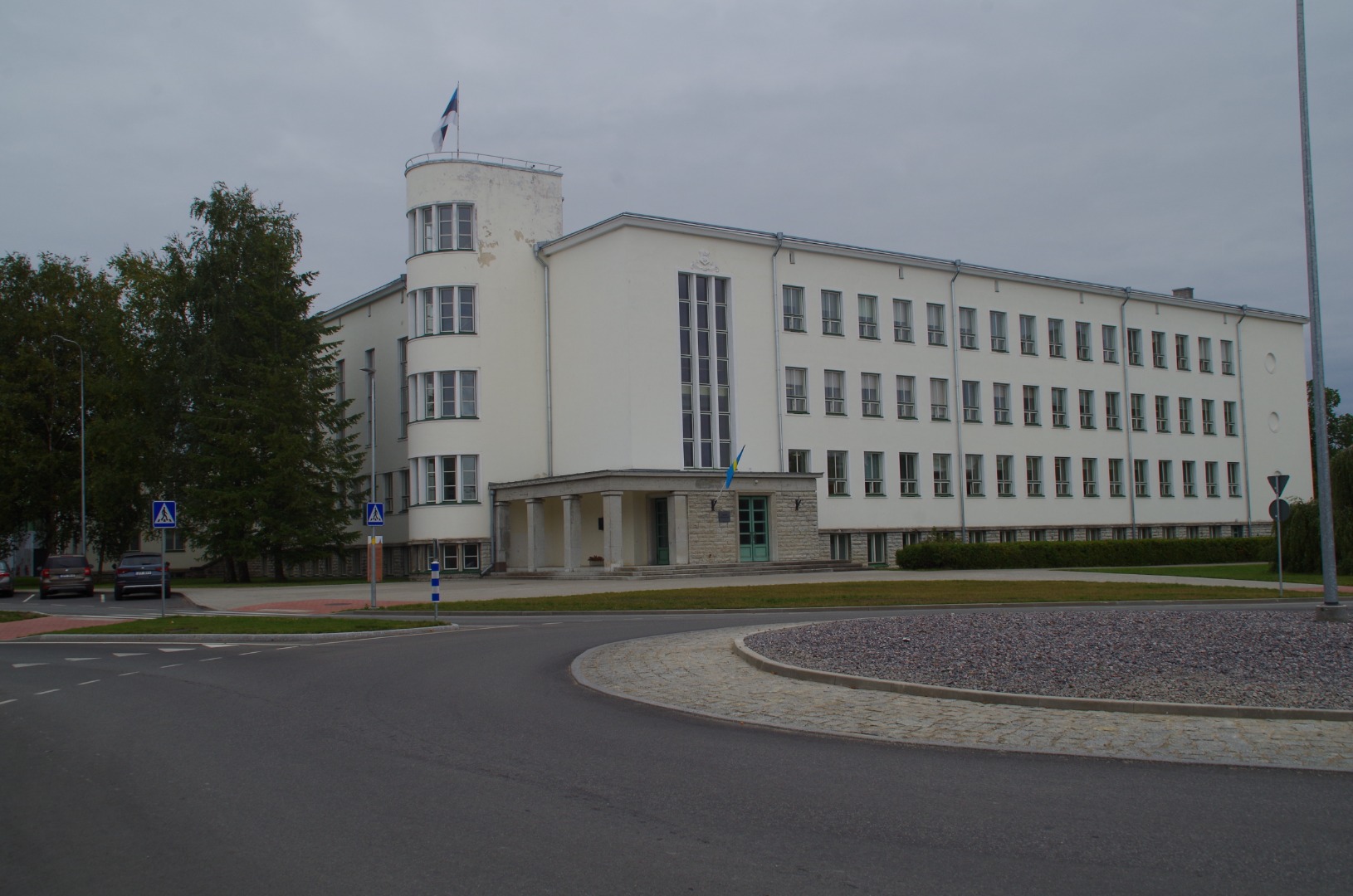 Piduehtes Rakvere I Keskkooli hoone rephoto
