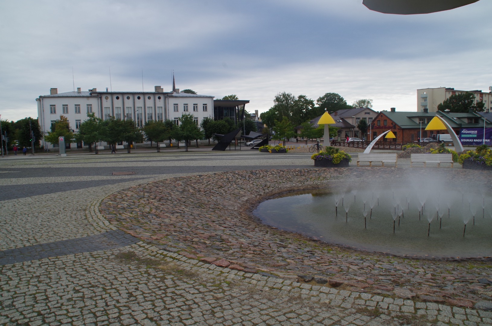 Vaade Rakvere turuplatsile. rephoto