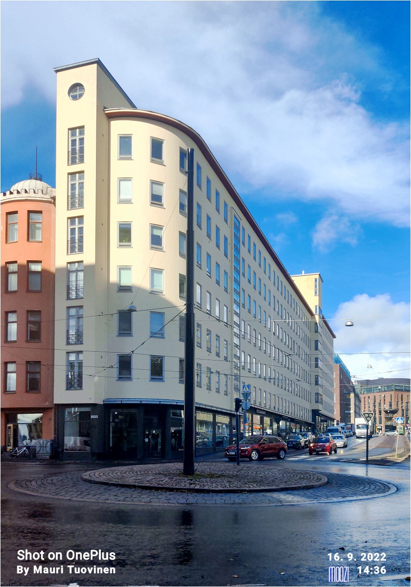Malminrinne 2, 4. -  Lapinlahdenkatu 5. Katutasossa Varuboden-myymälä. rephoto