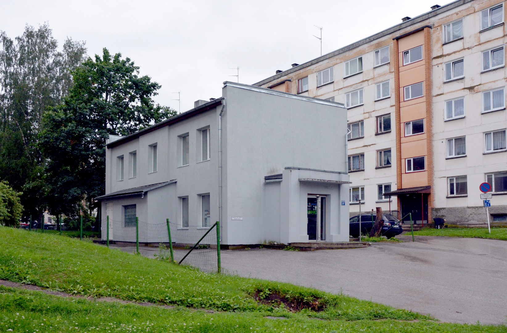 Endise linavabriku säilinud hooned Liidu tänavas rephoto