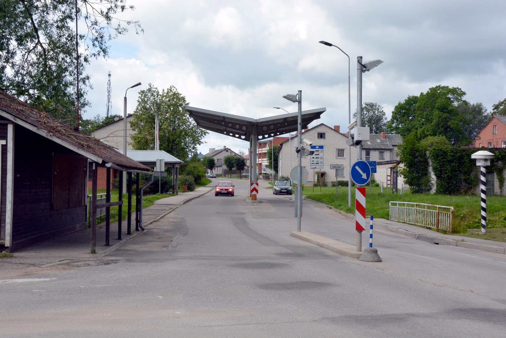 Vaade Liidu tänavalt Läti poole rephoto