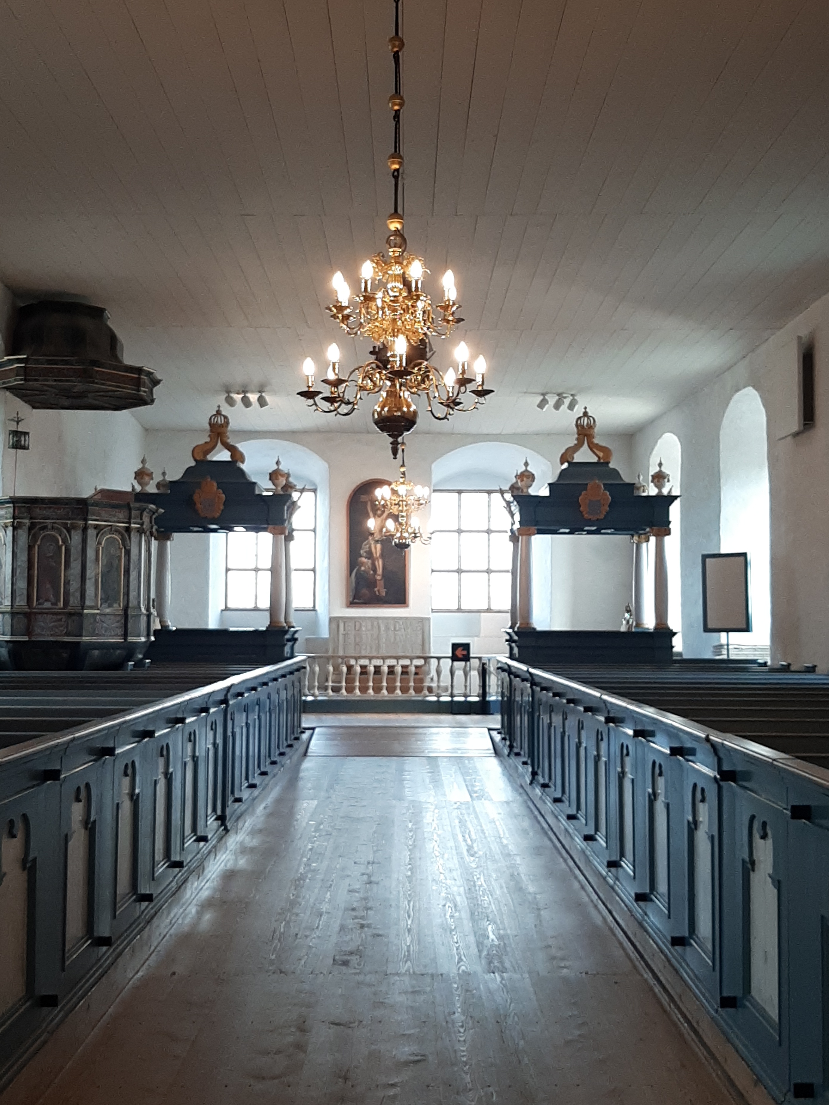 Turun linnan kirkko; sisäkuva rephoto