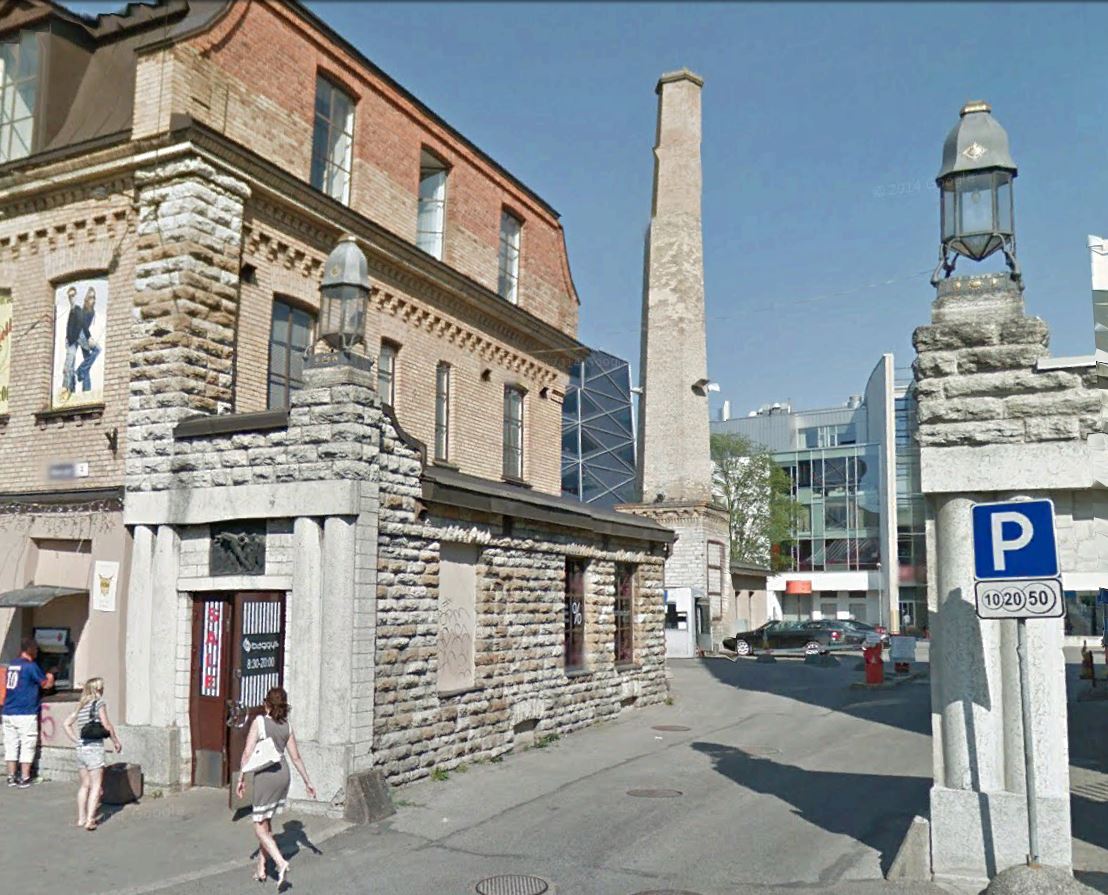 Vaade Mere puiesteelt Rotermanni kvartali suunas Tallinnas rephoto