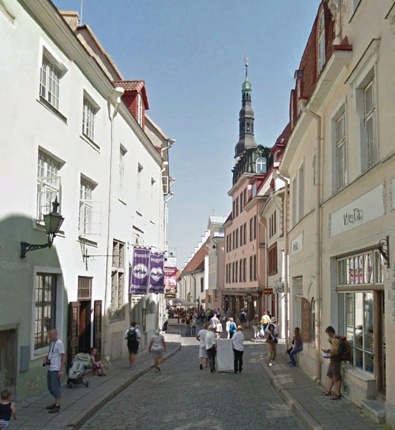 Tallinna vanalinn. Pikk tänav. rephoto