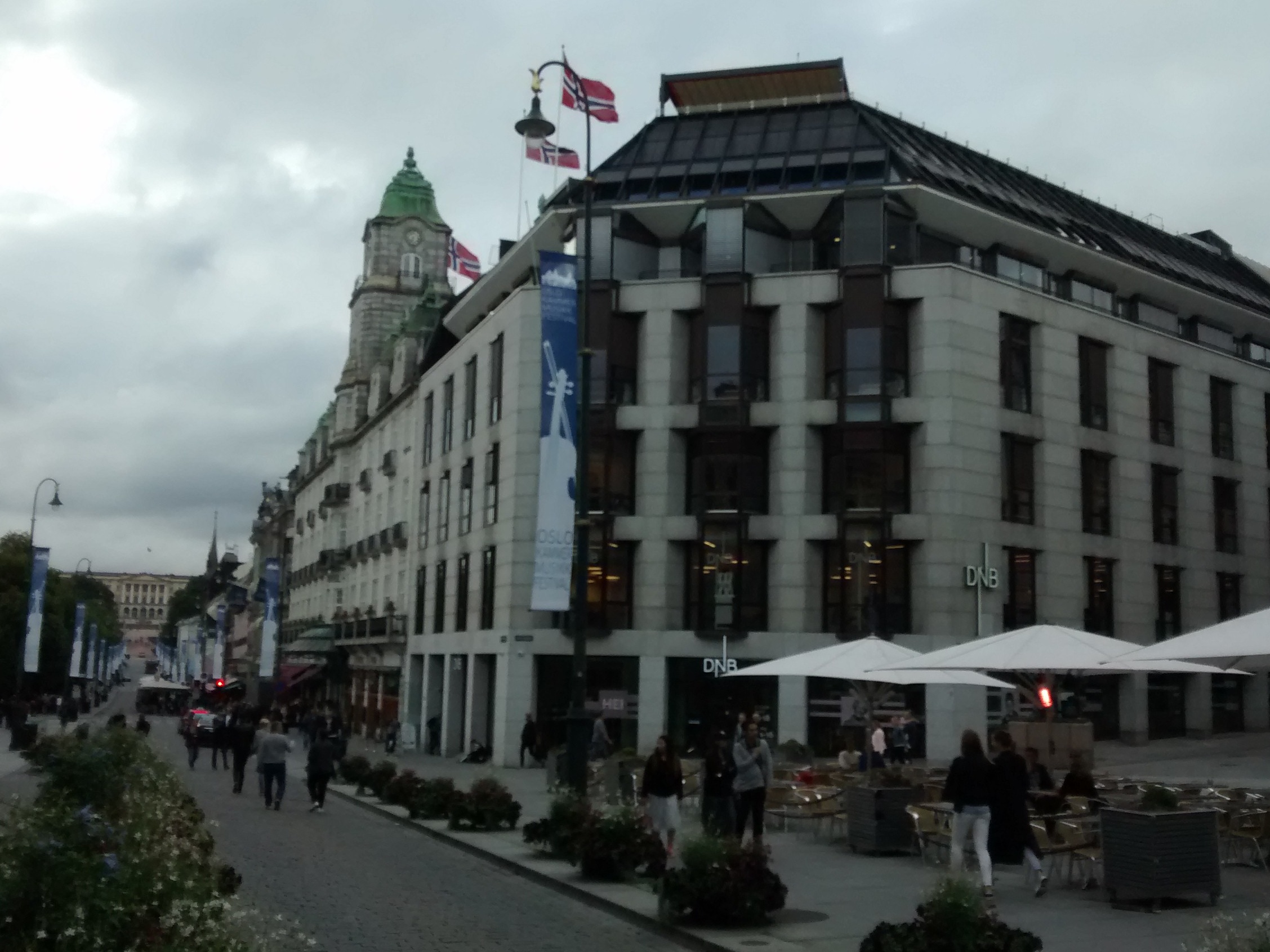 491. Kristiania. Karl Johansgate. rephoto