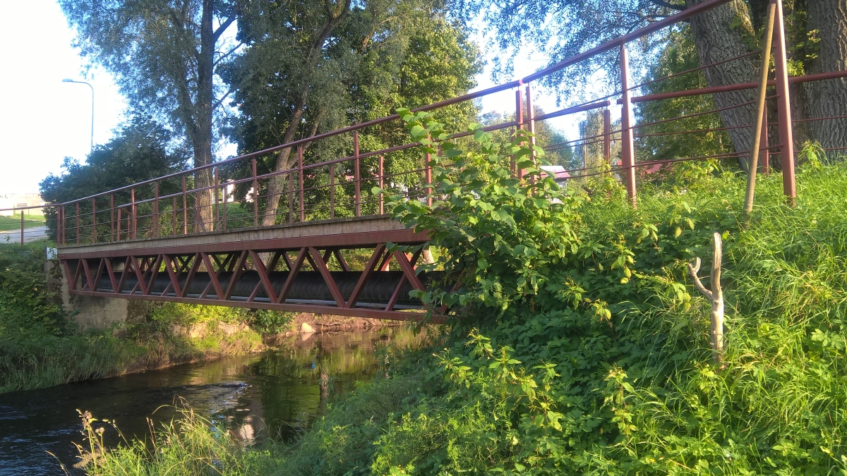 Foto Sauna sild Tõrva linnas 1951. a rephoto