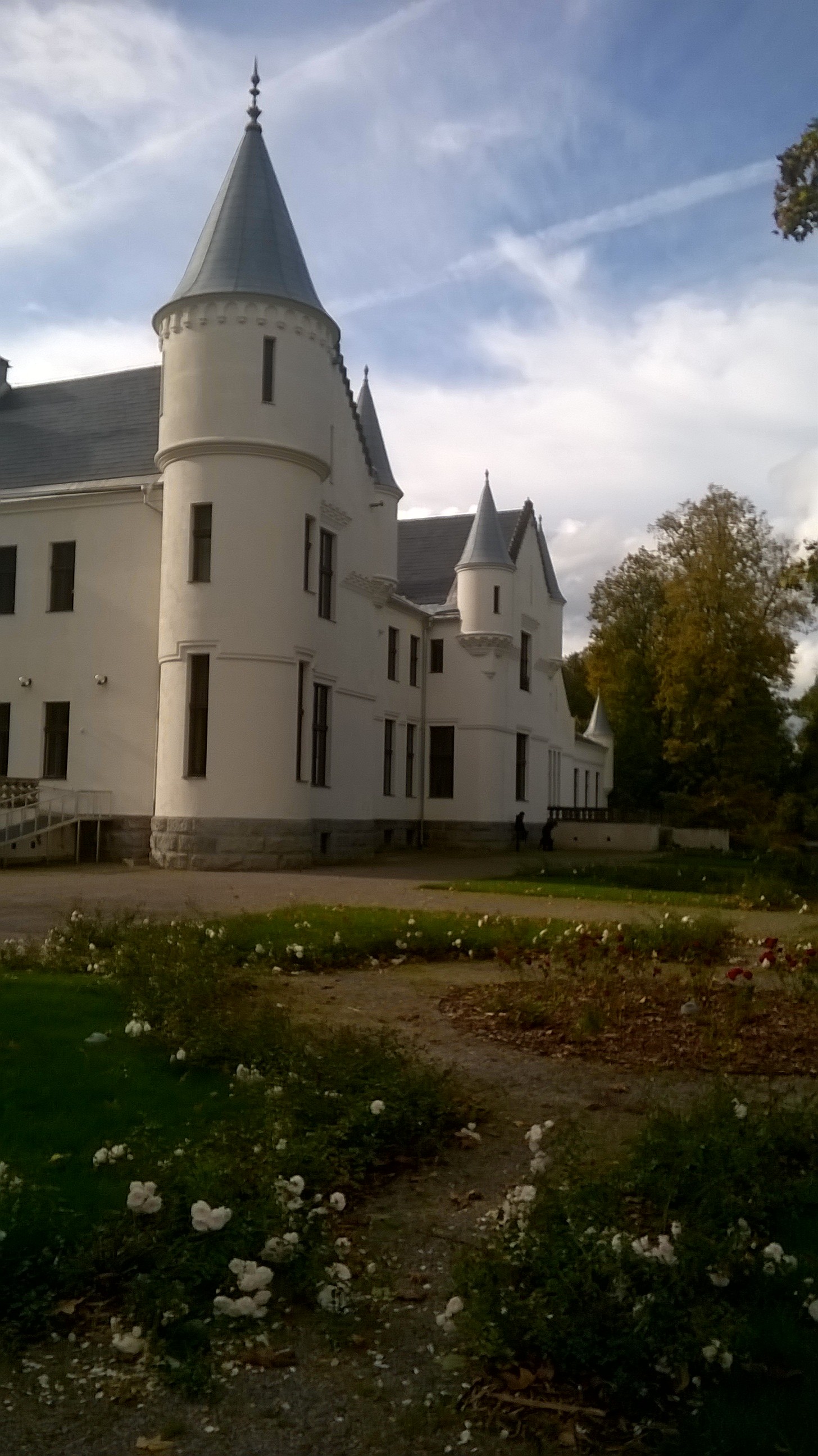 Alatskivi. Main building of the manor. View from the back; close view. rephoto