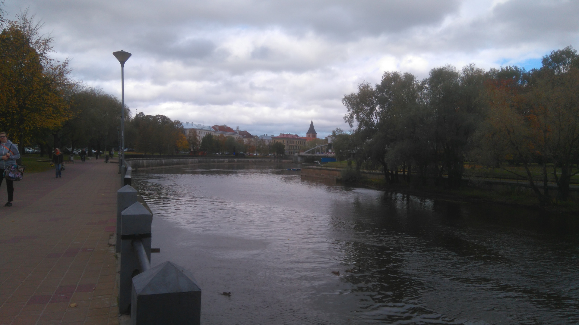 Tartu, harbour with a rock bridge rephoto
