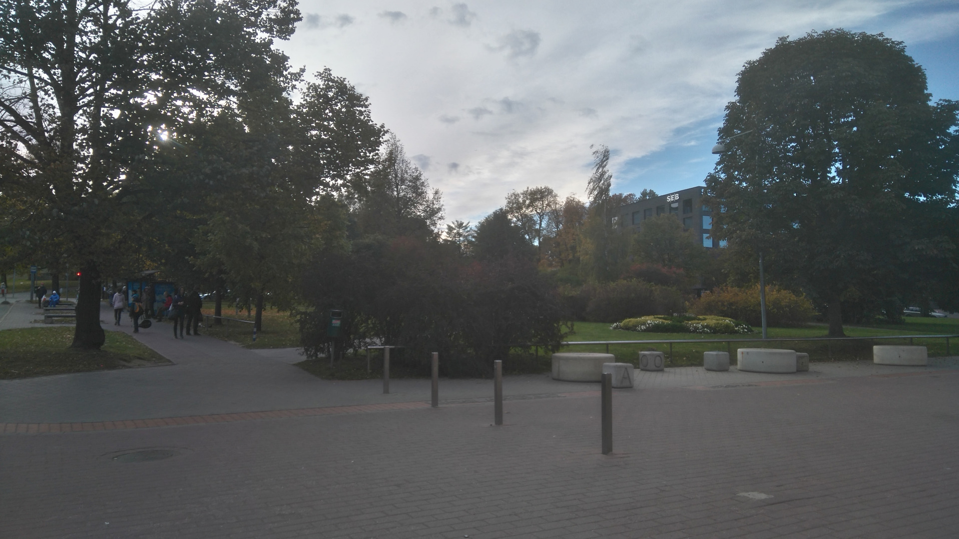 View of the film "Apollo" from the corner of Aleksandra and Riga Street rephoto