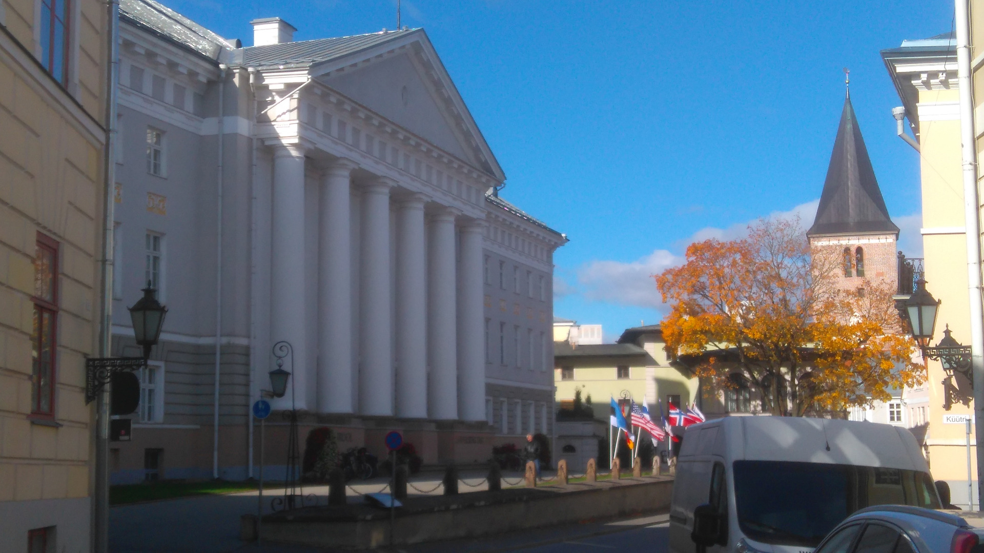 Main building of the University of Tartu rephoto