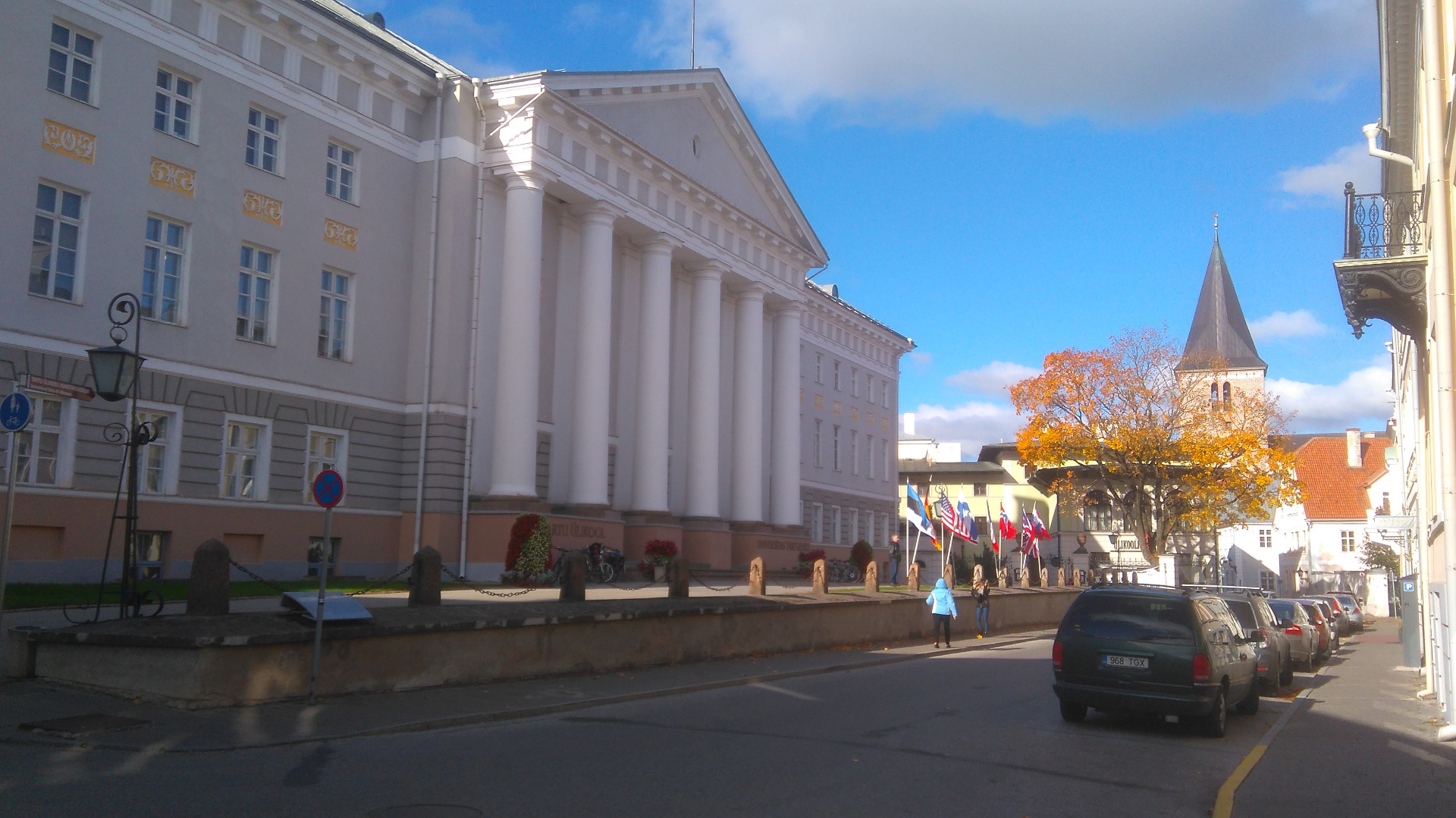 Tartu linnavaade. Tartu Ülikooli peahoone. 1905.a. rephoto