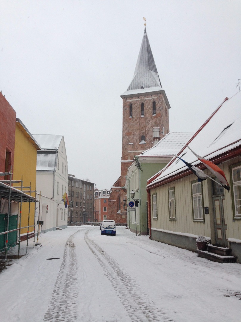 Tartu Jaani Church and Jaani Street rephoto