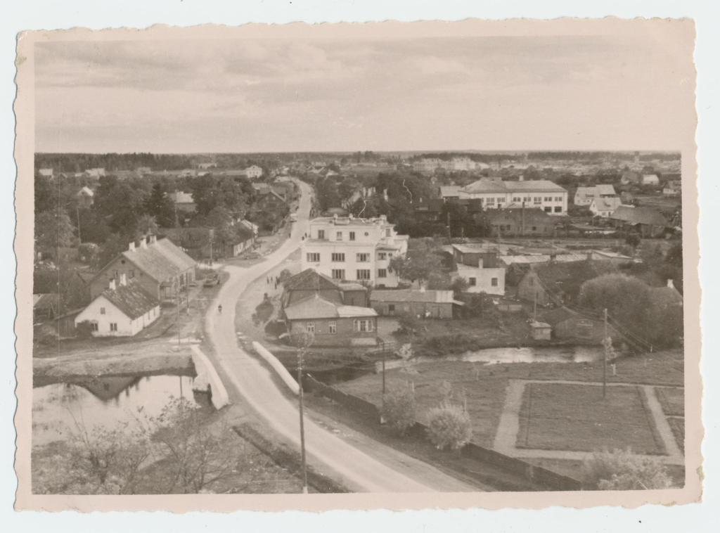 Vaade Rapla keskusele 1957