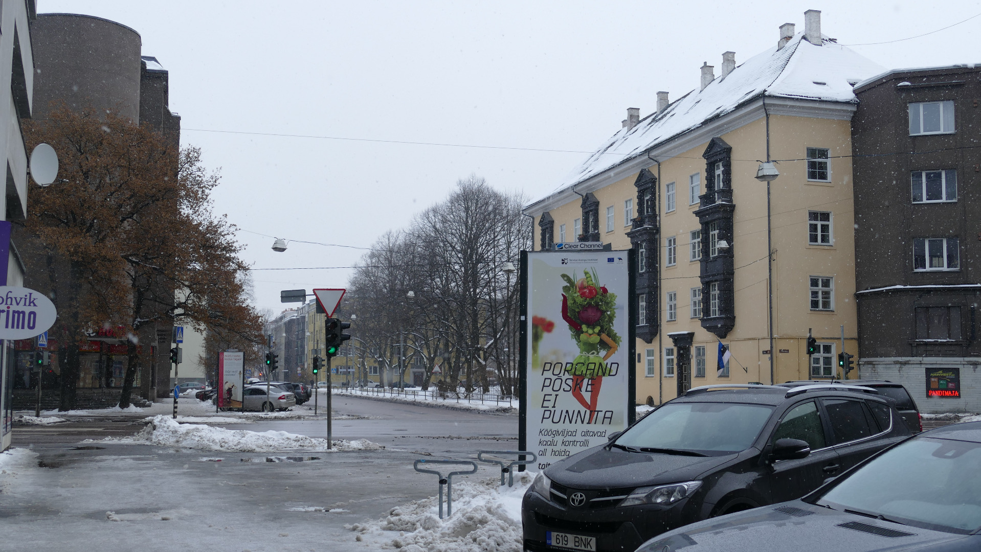 Õpetajate elamu Raua 4 Tallinnas, vaade. Arhitektid Herbert Johanson, Eugen Habernann rephoto