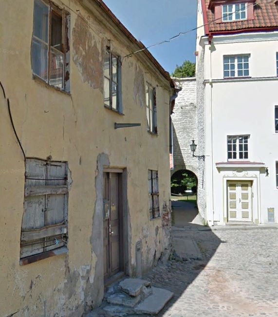 Elamu vanalinnas Laboratooriumi 21, vaade. Arhitekt Eugen Habermann rephoto