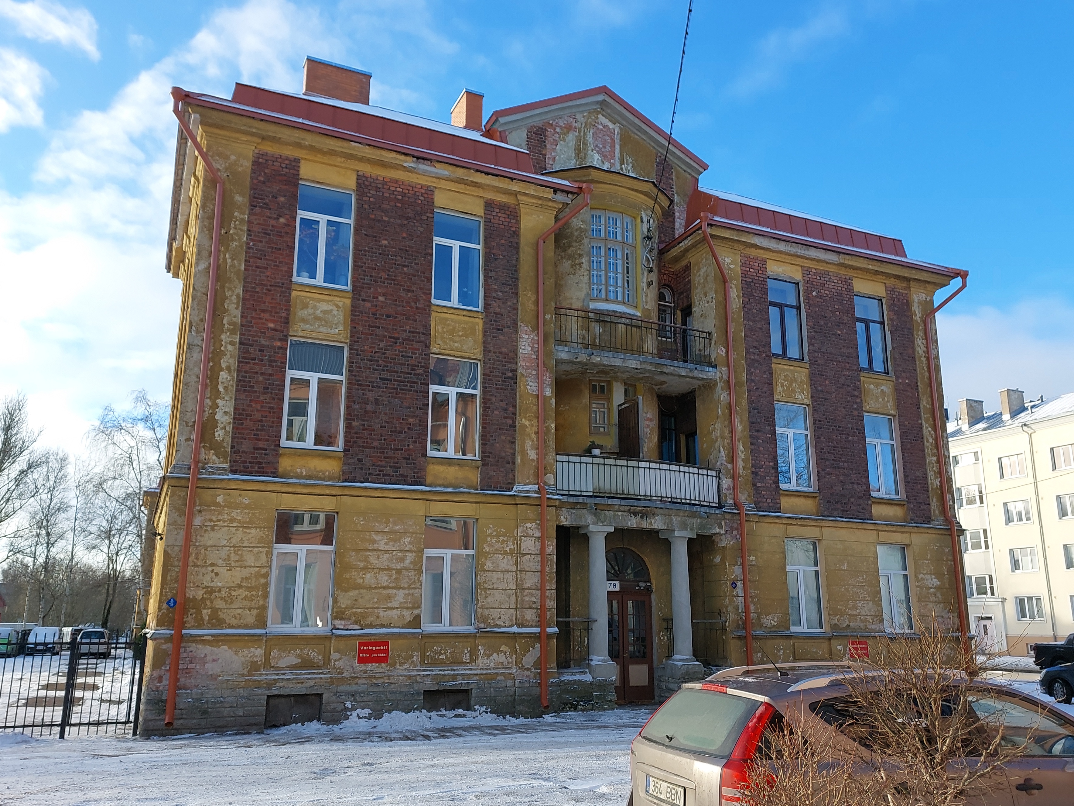 Peeter Gross Seakindluse garnison residential building Kopli t. 78, 1915. rephoto