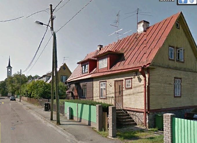 Majad Preesi tänaval, tänavavaade. Arhitekt Herbert Johanson rephoto