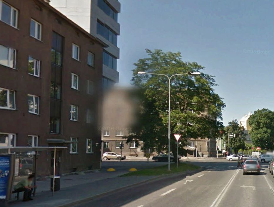 Vaade Tallinnas Veerenni tänavale rephoto