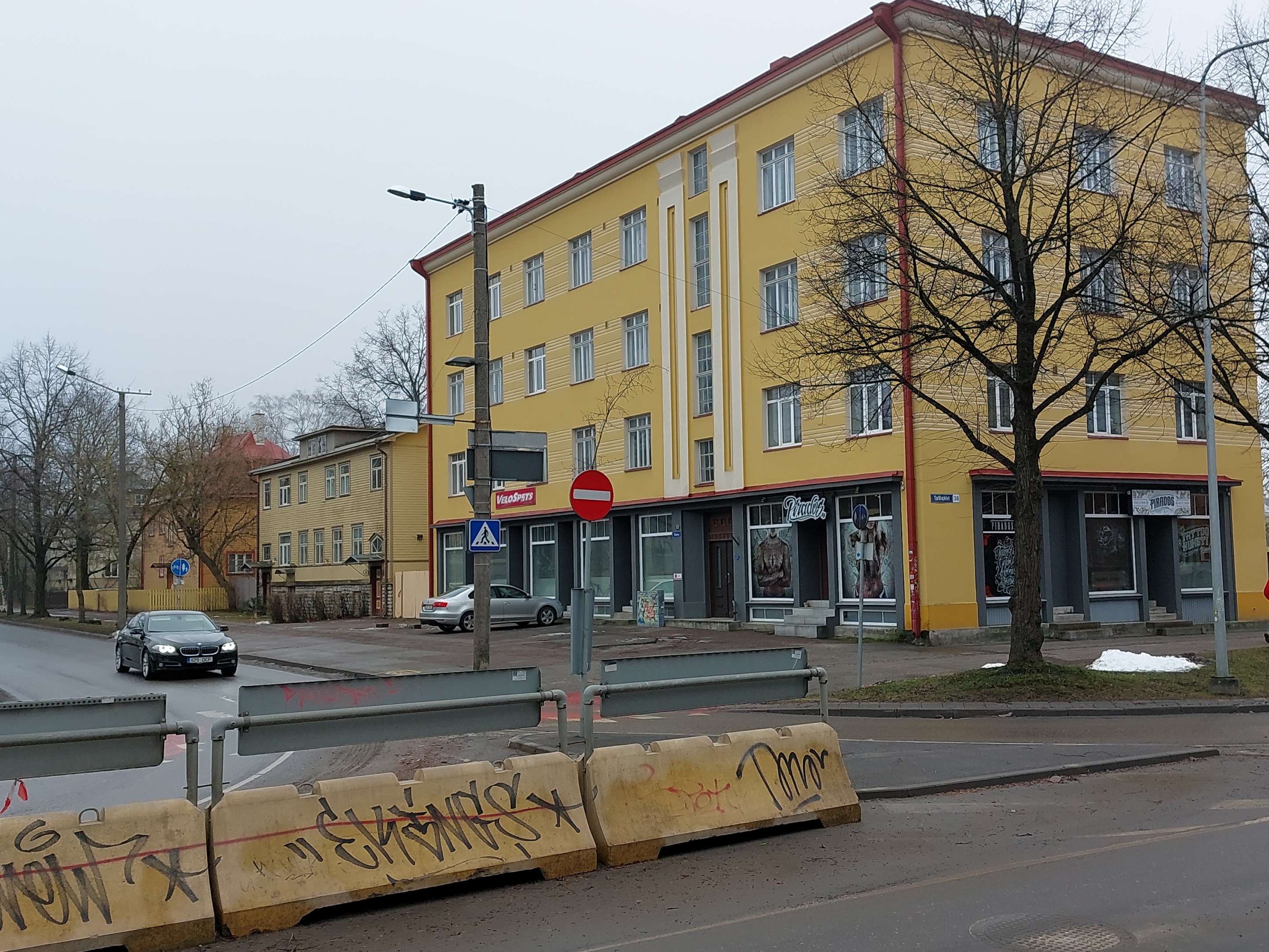 Tallinn, new house on Raua Street. rephoto