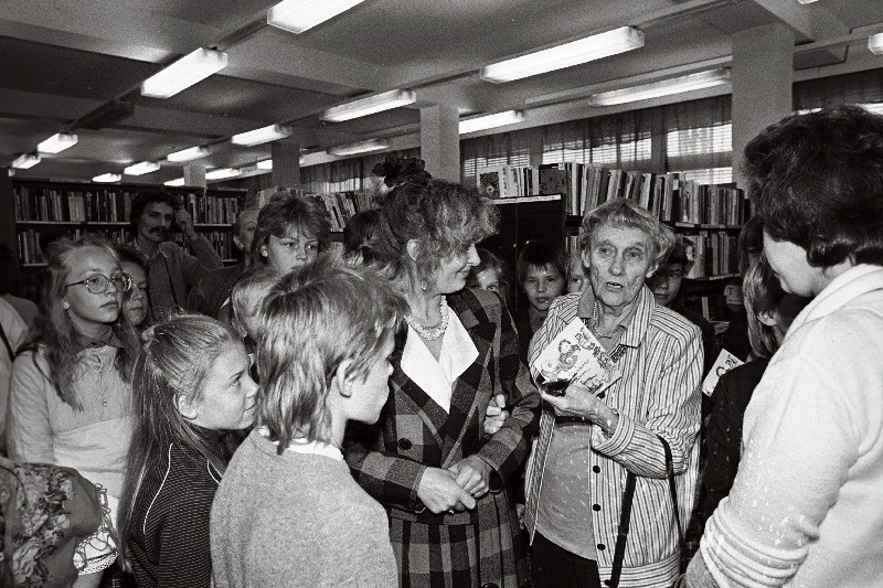 A. Lindgren Eestis, Õismäe raamatukogus.