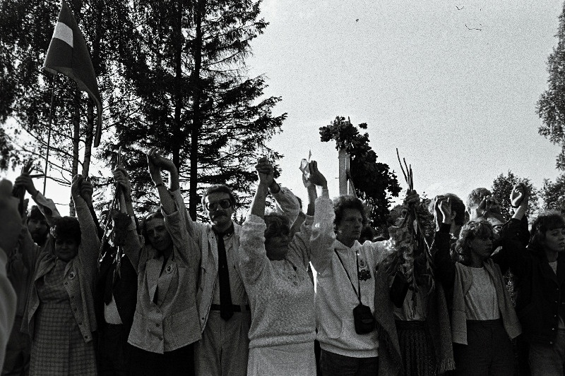 Balti kett MRP-50 aastapäeval Eesti-Läti piiril.