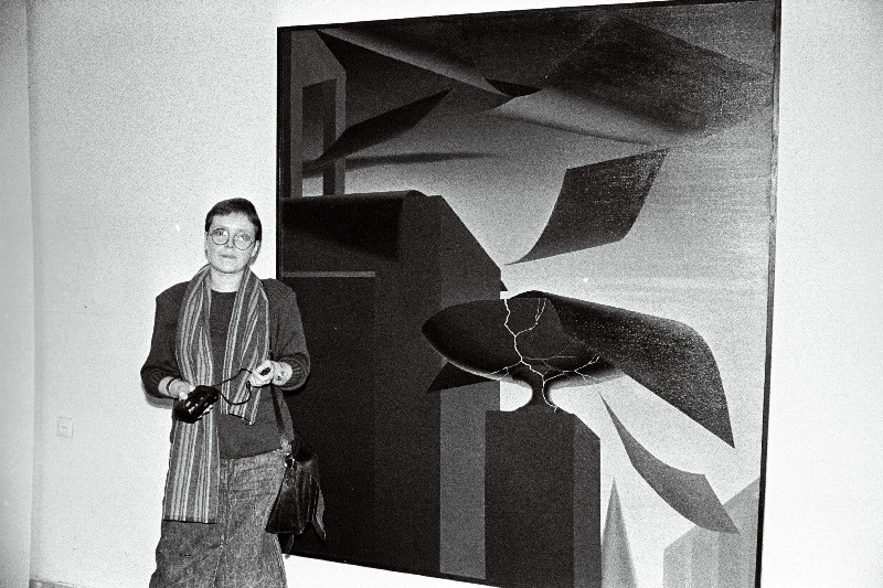 Sügisnäitus Kunstihoones. Mari Kurismaa "Mustade ruutudega".