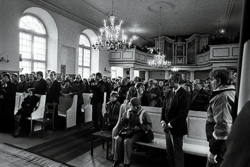 Muinsuskaitseklubide VIII kokkutulek, avamine Katariina kirikus.