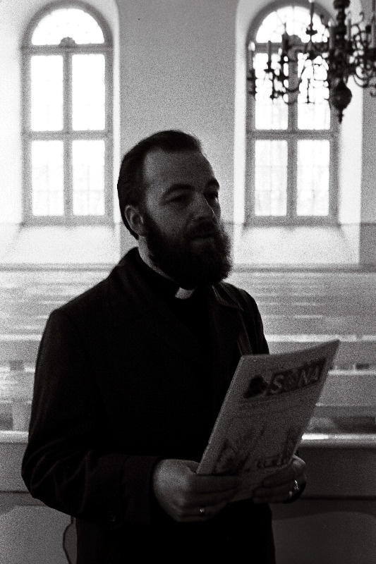 Põlva Maarja kirikuõpetaja Georg Lillemäe.