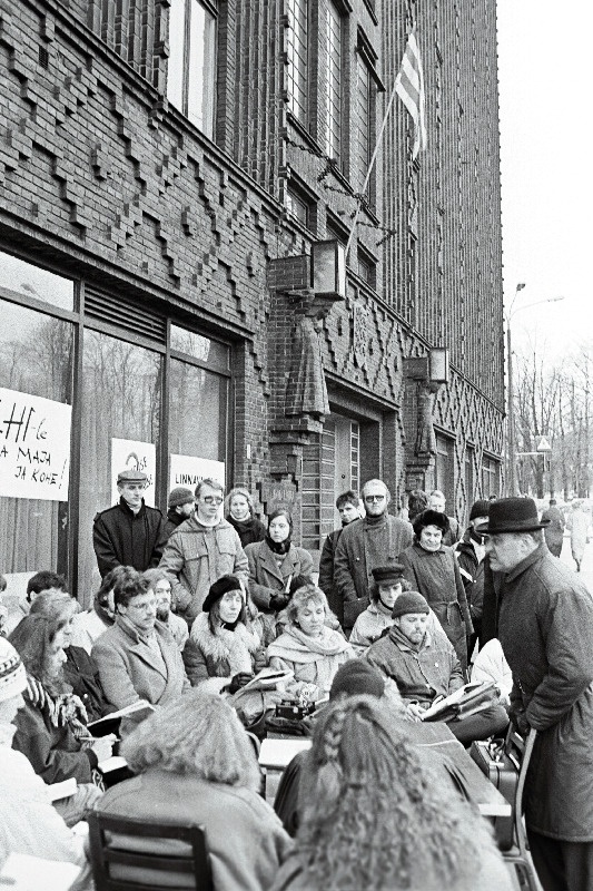 Humanitaarinstituut tänaval, E. Laigna loeng.