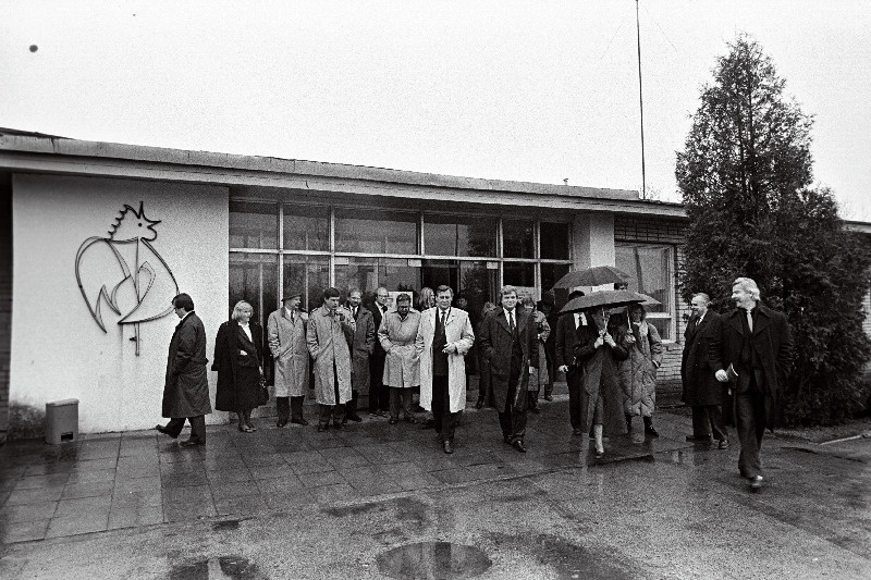 Soome parlamendi delegatsioon Tallinnas Linnuvabrikus.