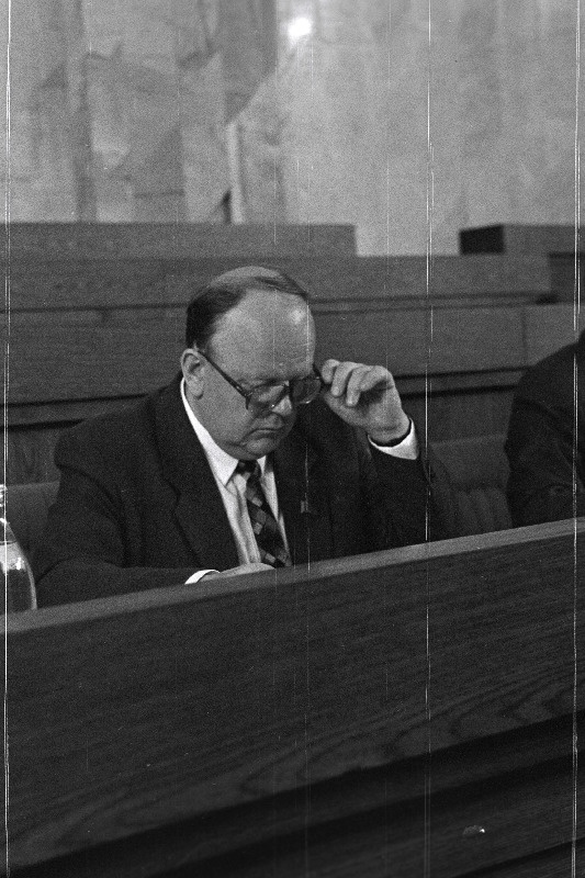 Valgevene ÜN istungjärgu Stanislav Šuškevitš.