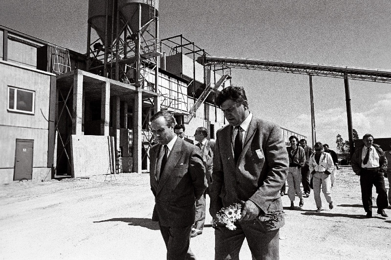 Eesti Ehituskonstruktsioonide Tehase avamiselt.