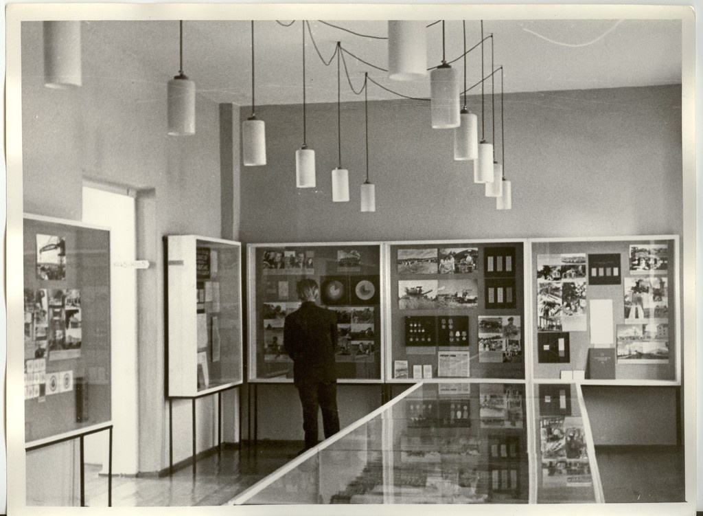 foto, Paide Koduloomuuseumi ekspositsioon 1965.a.