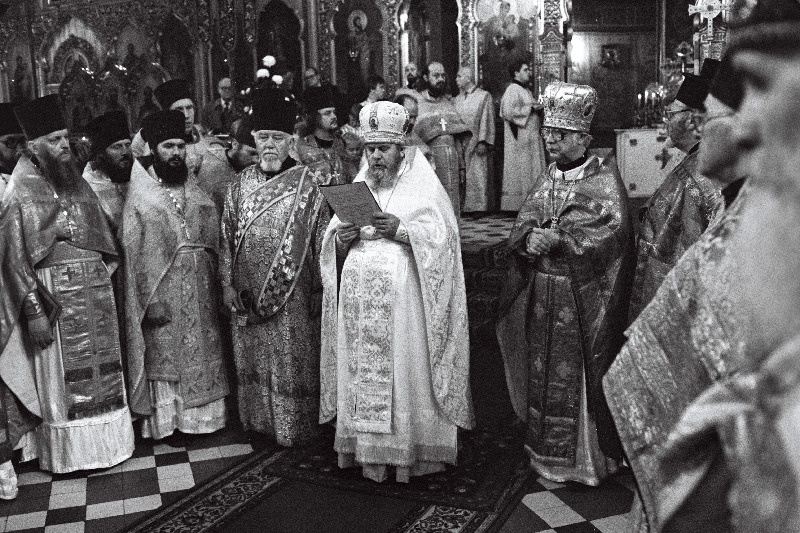 Korniliuse piiskopiks pühitsemine Aleksander Nevski katedraalis.