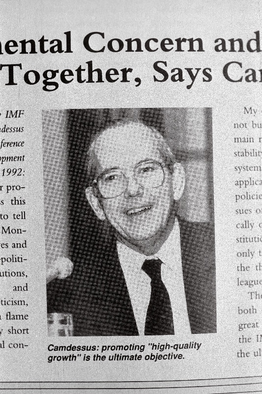 Michel Camdessus - IMF Managing direktor.