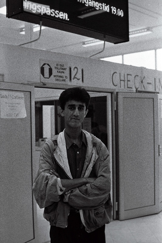 Kurdistani põgenik Isam Farham Shake. "Estline"i terminalis.