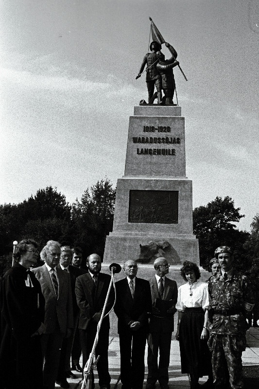 Avati mälestussammas Vabadussõjas (1918-1920) langenutele Rakveres.
