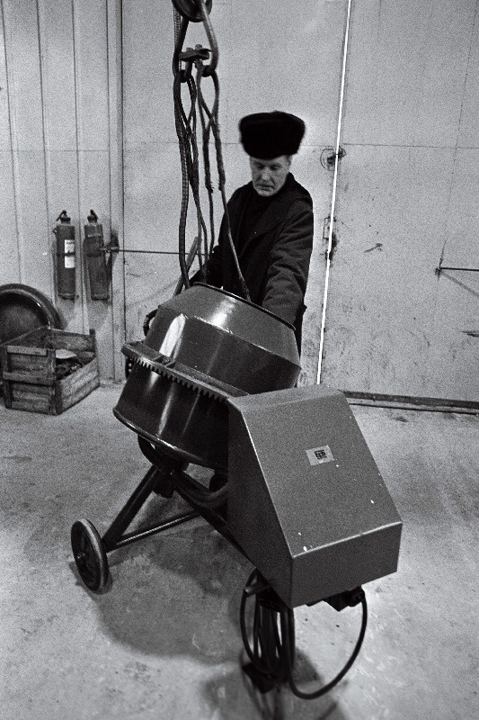 Väikeettevõte "Tehnika" betoonisegistid, Põlva EPT ammuaegne toodang.