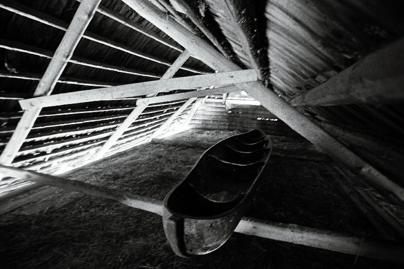 Kaido Kama laudas üleval paat.