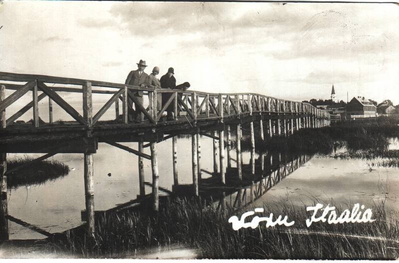 Foto. Võru, nn Itaalia (sild üle Võhandu jõe).