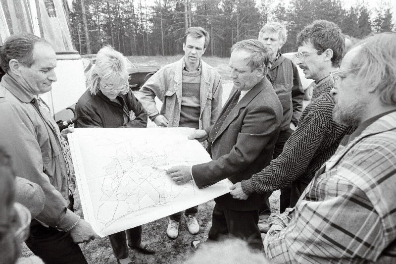 ÜN saadikud Kirde-Eesti kaardiga.