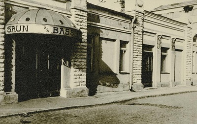 Saunahoone Tallinnas, fassaadivaade. Arhitekt Otto Schott  duplicate photo