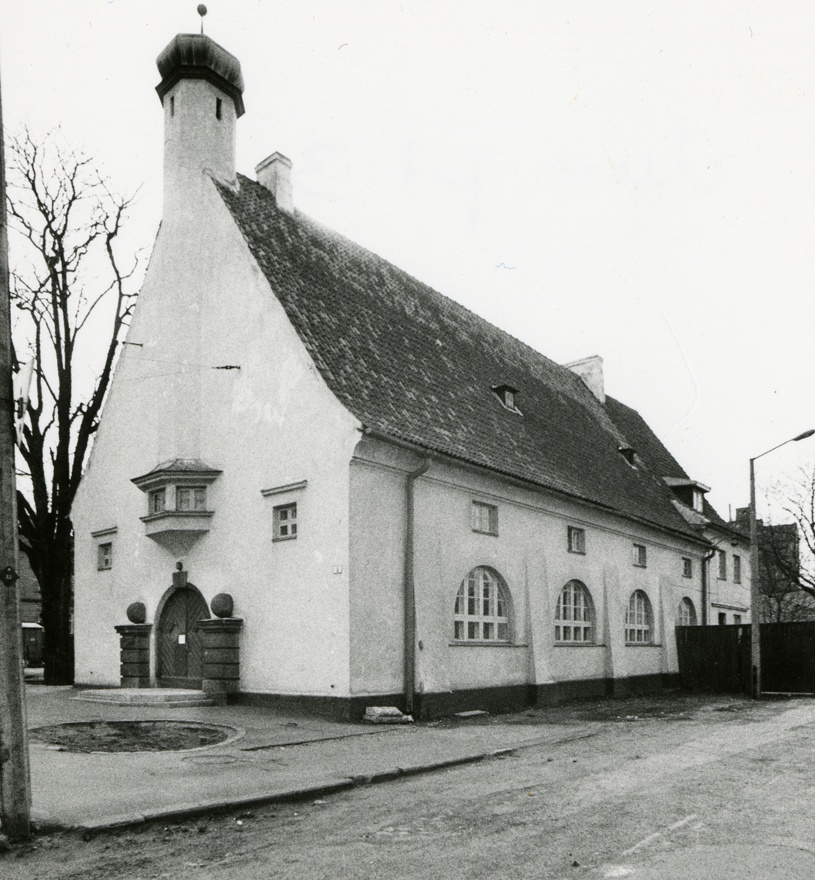 Advendikirik Tallinnas, vaade Mere puiesteelt. Arhitekt Erich Jacoby