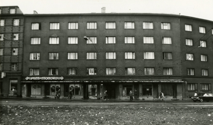 Elu- ja ärihoone Tallinnas, fassaadivaade. Arhitekt Eugen Habermann