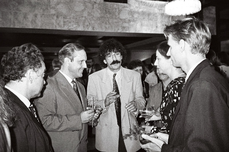 Bankett Sakalas, J. Leimann, Jean-Claude Le Scornet (A.C.A. president) ja pr Kaurinkoski