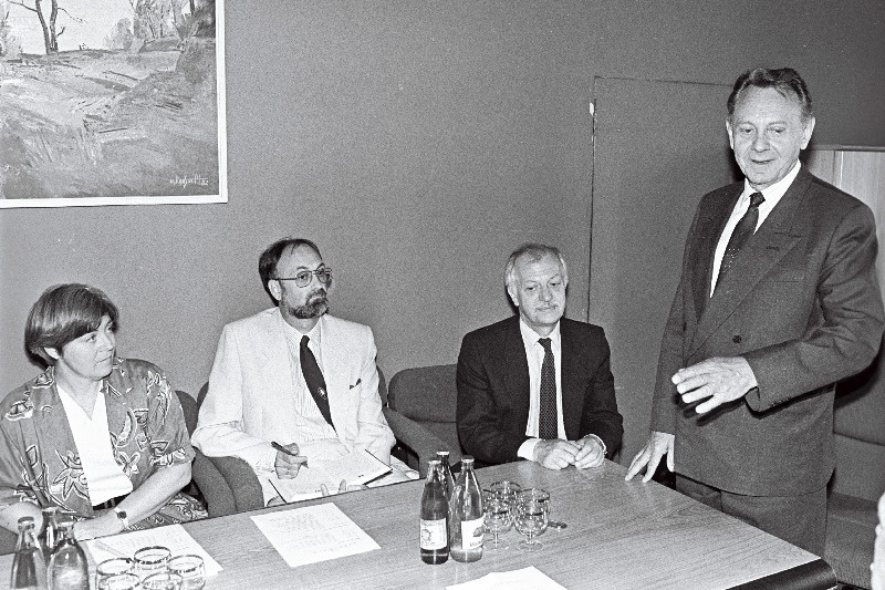 Taani delegatisoon A. Köörna vastuvõtul.