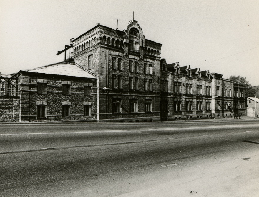Liviko tootmishoone, vaade Tartu maanteelt. Tüüpprojekt
