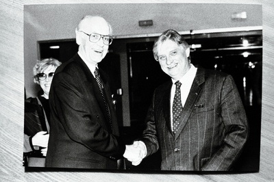 North Atlantic Cooperation Council Meeting, Lennart Meri ja Dienstbier (Tšehhi)  duplicate photo