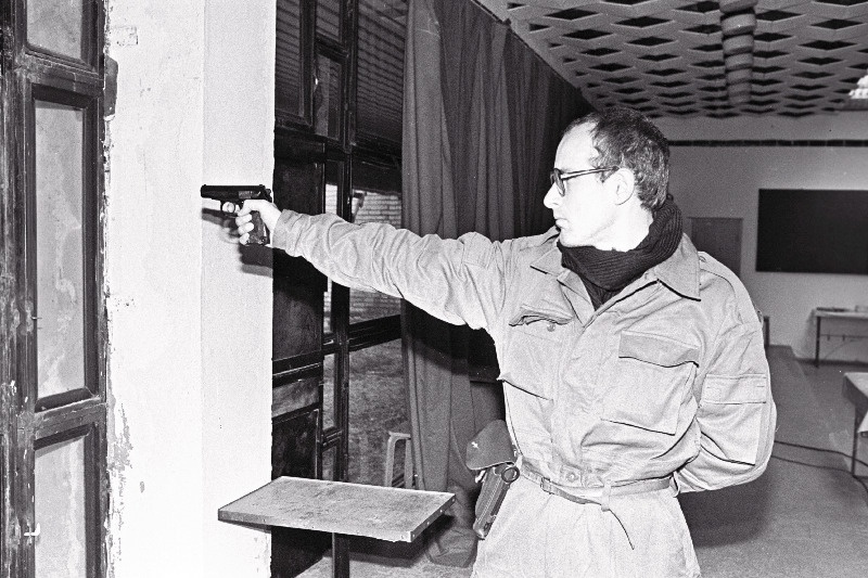 Piirikaitseväed Männiku lasketiirus.