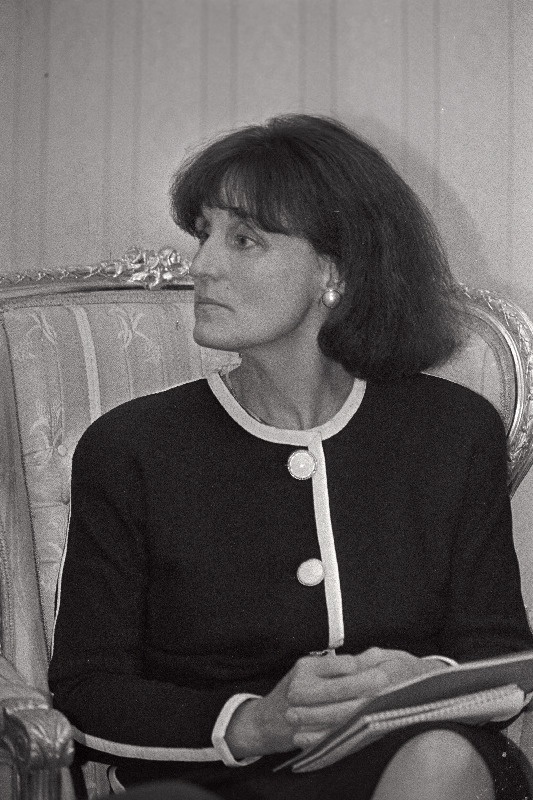 USA vaatleja Carol C. Adelman T. Vähi vastuvõtul Toompeal.